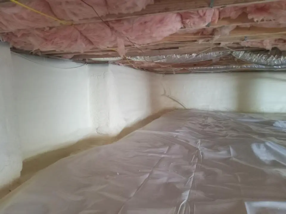 Crawl space encapsulation with closed-cell spray foam for Roof Maintenance in North Port